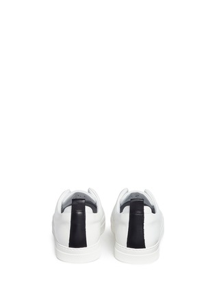 Back View - Click To Enlarge - PIERRE HARDY - 'Slider' leather slip-on sneakers