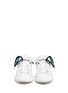 Front View - Click To Enlarge - PIERRE HARDY - 'Oh Roy' eye suede appliqué leather sneakers