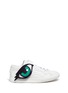 Main View - Click To Enlarge - PIERRE HARDY - 'Oh Roy' eye suede appliqué leather sneakers