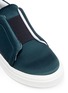 Detail View - Click To Enlarge - PIERRE HARDY - 'Slider' satin slip-on sneakers