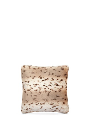 Main View - Click To Enlarge - ETRO - Aberdeen Moclips small faux fur cushion