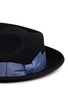 Detail View - Click To Enlarge - SENSI STUDIO - Grosgrain bow wool felt fedora hat