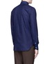 Back View - Click To Enlarge - ISAIA - 'Como' floral print cotton herringbone shirt