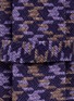 Detail View - Click To Enlarge - ISAIA - Contrast colour houndstooth print wool twill tie
