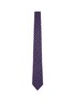 Main View - Click To Enlarge - ISAIA - Contrast colour houndstooth print wool twill tie