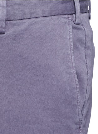 Detail View - Click To Enlarge - 10734 - Garment dyed cotton twill chinos