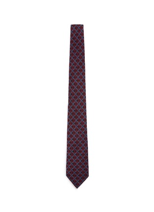 Main View - Click To Enlarge - ISAIA - Check wool twill tie