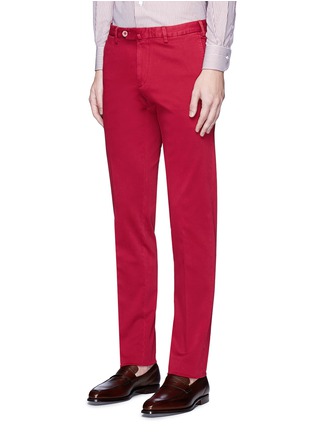 Front View - Click To Enlarge - 10734 - Garment dyed cotton chinos