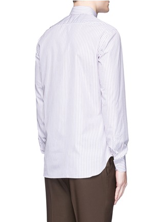 Back View - Click To Enlarge - ISAIA - 'Parma' stripe cotton shirt