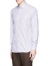 Front View - Click To Enlarge - ISAIA - 'Parma' stripe cotton shirt