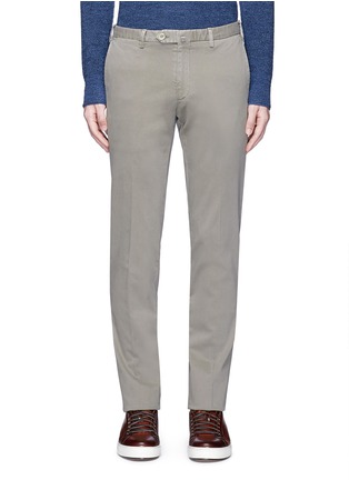 Main View - Click To Enlarge - ISAIA - Garment dyed cotton chinos