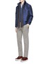 Figure View - Click To Enlarge - ISAIA - Garment dyed cotton chinos