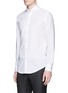 Front View - Click To Enlarge - LARDINI - Patchwork jacquard shirt