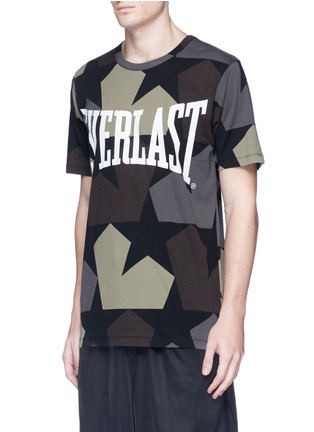 Front View - Click To Enlarge - PORTS 1961 - x Everlast 'Star Camo' print T-shirt