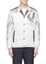 Main View - Click To Enlarge - SAAM1 - 3M reflective rooster embroidered padded coach jacket