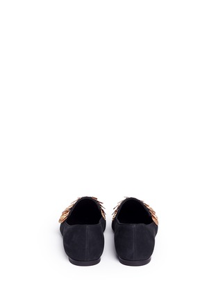 Back View - Click To Enlarge - STELLA LUNA - 'Anatolia' ethnic coin suede flats