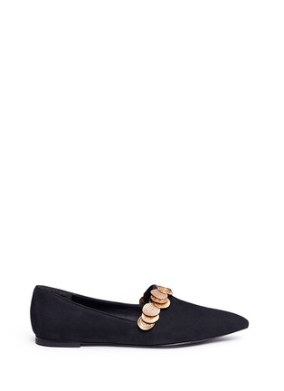 Main View - Click To Enlarge - STELLA LUNA - 'Anatolia' ethnic coin suede flats
