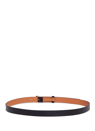 Back View - Click To Enlarge - MAISON BOINET - Cowhide leather belt