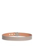 Back View - Click To Enlarge - MAISON BOINET - Metal eyelet cowhide leather belt