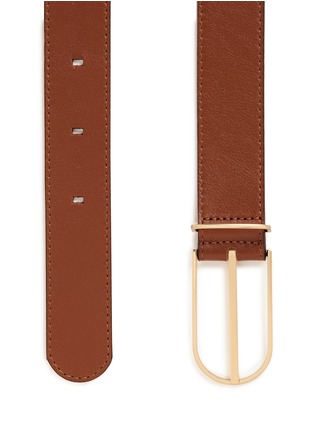 Detail View - Click To Enlarge - MAISON BOINET - Cowhide leather belt