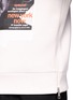 Detail View - Click To Enlarge - NEIL BARRETT - x Interview 'Jay De Niro' hybrid print hoodie