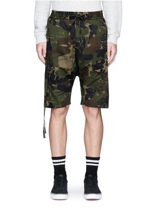 Main View - Click To Enlarge - HACULLA - 'Saber' patch camouflage print shorts