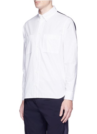 Front View - Click To Enlarge - TIM COPPENS - Colourblock back shirt