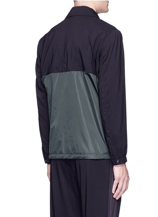 Back View - Click To Enlarge - TIM COPPENS - Contrast panel coach jacket