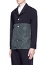 Front View - Click To Enlarge - TIM COPPENS - Contrast panel coach jacket