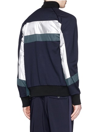 Back View - Click To Enlarge - TIM COPPENS - 'XTC' contrast panel track jacket