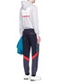 Figure View - Click To Enlarge - TIM COPPENS - Colourblock panel jogging pants