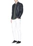 Figure View - Click To Enlarge - COVERT - Leather bomber jacket