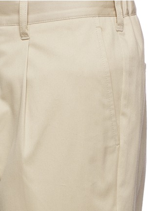 Detail View - Click To Enlarge - COVERT - Elastic back cotton chinos