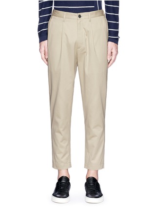 Main View - Click To Enlarge - COVERT - Elastic back cotton chinos