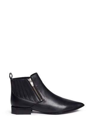 Main View - Click To Enlarge - SIGERSON MORRISON - 'Bambie' octagon heel leather Chelsea boots