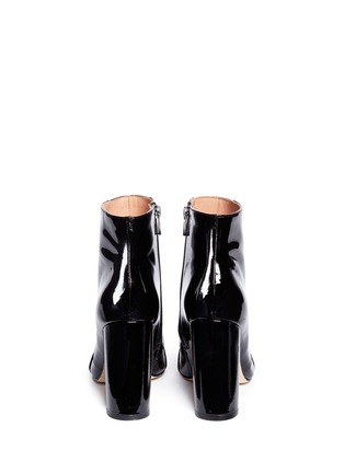 Back View - Click To Enlarge - SIGERSON MORRISON - 'Knox' point toe patent leather boots