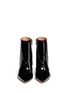 Front View - Click To Enlarge - SIGERSON MORRISON - 'Knox' point toe patent leather boots