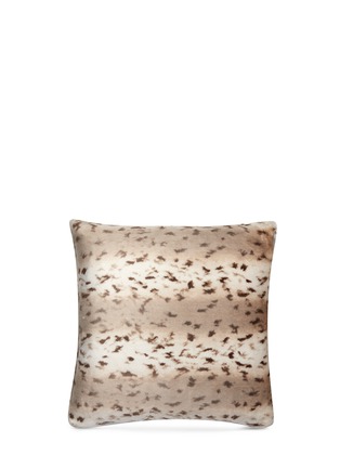 Main View - Click To Enlarge - ETRO - Aberdeen Moclips large faux fur cushion