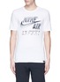 Main View - Click To Enlarge - NIKE - 'Nike Air Force 1 Art' spray paint logo print T-shirt