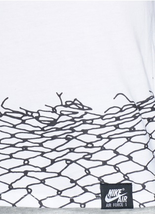 Detail View - Click To Enlarge - NIKE - 'Nike Air Chain Fence' print T-shirt