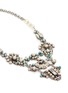 Detail View - Click To Enlarge - MIRIAM HASKELL - Glass pearl Swarovski crystal turquoise bead statement necklace