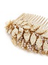 Detail View - Click To Enlarge - MIRIAM HASKELL - Baroque pearl layered leaf hair comb