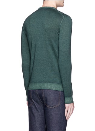 Back View - Click To Enlarge - LARDINI - Geometric knit sweater