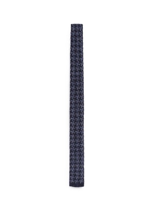 Main View - Click To Enlarge - LARDINI - Houndstooth wool knit tie