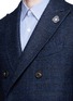 Detail View - Click To Enlarge - LARDINI - Check plaid double breasted coat