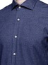 Detail View - Click To Enlarge - LARDINI - Cotton bouclé shirt