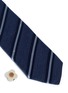 Detail View - Click To Enlarge - LARDINI - Regimental stripe silk tie