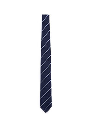 Main View - Click To Enlarge - LARDINI - Regimental stripe silk tie