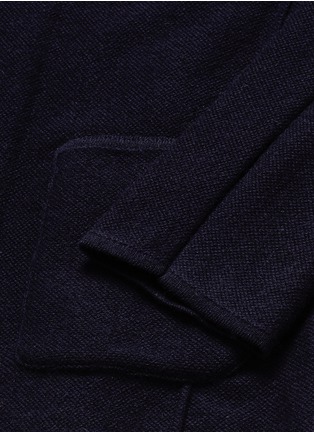 Detail View - Click To Enlarge - LARDINI - Cashmere knit soft blazer
