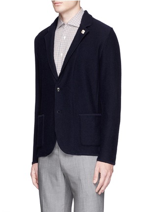 Front View - Click To Enlarge - LARDINI - Cashmere knit soft blazer